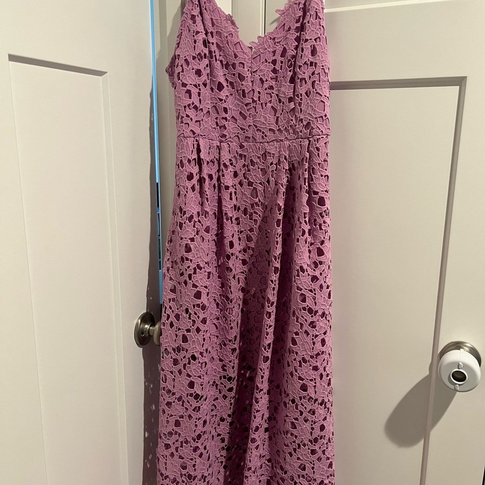 ASTR The Label Purple Lace Dress